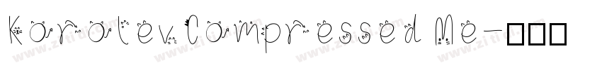 KorolevCompressed Me字体转换